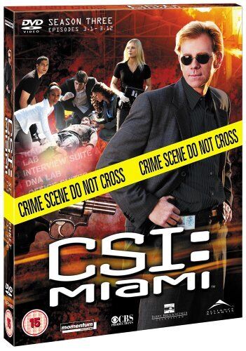 CSI Miami: Season 3 - Part 1 DVD (2006) David Caruso Cert 15 3 Discs Pre-Owned Region 2