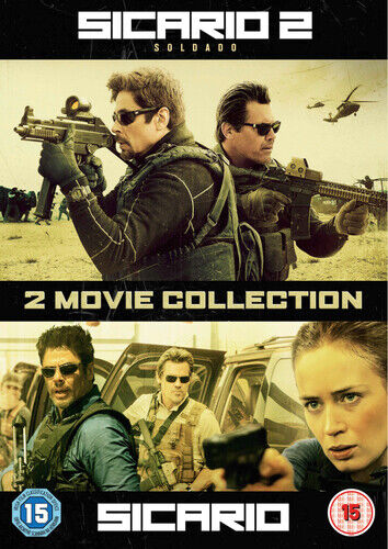 Sicario/Sicario 2 - Soldado DVD (2018) Emily Blunt, Villeneuve (DIR) Cert 15 2 Pre-Owned Region 2