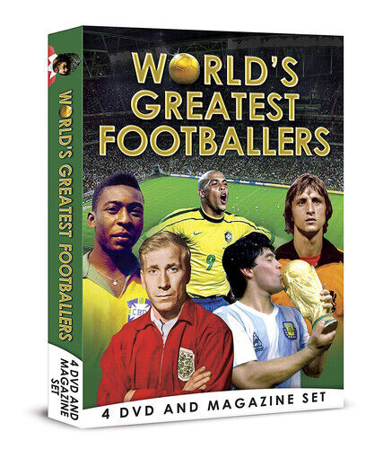 World's Greatest Footballers DVD (2018) Pel Cert E 4 Discs Pre-Owned Region 2