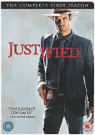 Justified: The Complete First Season DVD (2010) Timothy Olyphant Cert 15 3 Pre-Owned Region 2