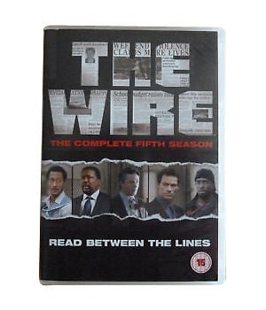The Wire: The Complete Fifth Season DVD (2008) Dominic West Cert 15 4 Discs Pre-Owned Region 2