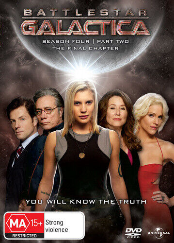 Battlestar Galactica: The Final Season DVD (2009) Edward James Olmos 4 Discs Pre-Owned Region 2
