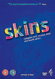 Skins: Complete Series 1-4 DVD (2010) Nicholas Hoult Cert 18 Pre-Owned Region 2