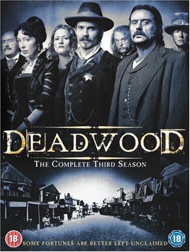 Deadwood: The Complete Third Season DVD (2007) Ian McShane Cert 18 4 Discs Pre-Owned Region 2