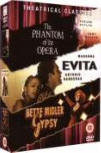 The Phantom Of The Opera/Evita/Gypsy DVD (2005) Gerard Butler, Schumacher (DIR) Pre-Owned Region 2