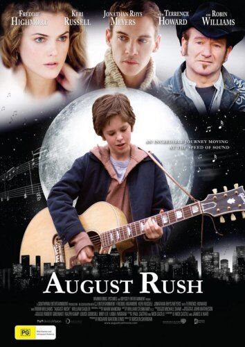 August Rush DVD (2008) Freddie Highmore, Sheridan (DIR) Cert PG Pre-Owned Region 2