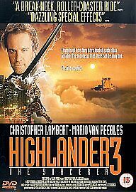 Highlander 3 - The Sorcerer DVD (2001) Christopher Lambert, Morahan (DIR) Cert Pre-Owned Region 2