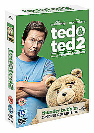 Ted/Ted 2 DVD (2015) Mila Kunis, MacFarlane (DIR) Cert 15 2 Discs Pre-Owned Region 2
