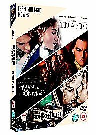 Titanic/The Man In The Iron Mask/Romeo And Juliet DVD (2006) Leonardo DiCaprio, Pre-Owned Region 2