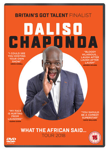 Daliso Chaponda - What The African Said... DVD (2018) Daliso Chaponda Cert 15 Pre-Owned Region 2