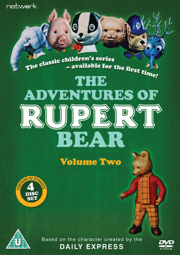 The Adventures Of Rupert Bear: Volume 2 DVD (2018) Judy Bennett Cert U 4 Discs Pre-Owned Region 2