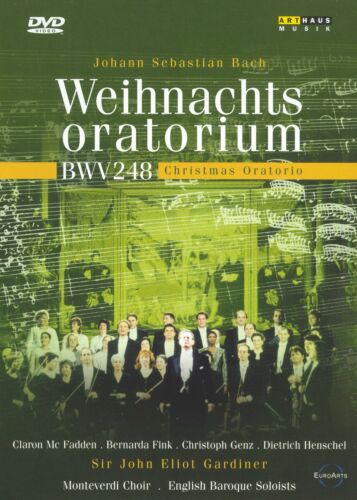 Bach: Christmas Oratorio (Gardiner) DVD (2007) John Eliot Gardiner Cert E Pre-Owned Region 2