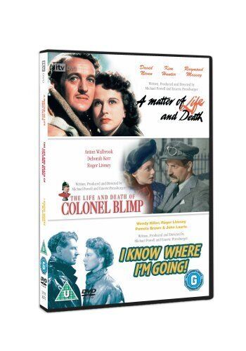 A Matter Of Life And Death/Colonel Blimp/I Know Where I'm Going DVD (2008) Pre-Owned Region 2
