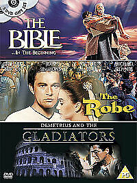 The Bible...In The Beginning/The Robe/Demetrius And The Gladia... DVD (2004) Pre-Owned Region 2