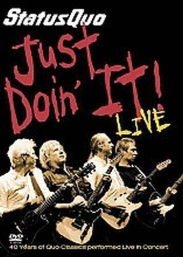 Status Quo: Just Doin' It! Live DVD (2006) Status Quo Cert E Pre-Owned Region 2