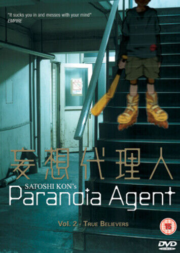 Paranoia Agent: Volume 2 - True Believers DVD (2005) Satoshi Kon Cert 15 Pre-Owned Region 2