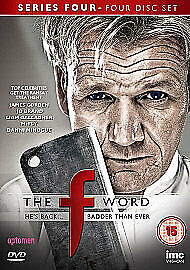 The F Word: Series 4 DVD (2008) Gordon Ramsey Cert 15 4 Discs Pre-Owned Region 2 The F Word: Series 4 DVD (2008) Gordon Ramsey Cert 15 4 Discs Pre-Owned Region 2