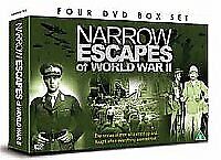 Narrow Escapes Of WWII DVD (2013) Cert E 4 Discs Pre-Owned Region 2