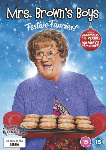 Mrs Brown's Boys: Festive Fancies DVD (2021) Brendan O'Carroll Cert 15 Region 2 Brand New Mrs Brown's Boys: Festive Fancies DVD (2021) Brendan O'Carroll Cert 15 Region 2 Brand New