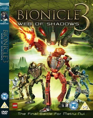 Bionicle 3 - Web Of Shadows DVD (2005) David Molina Cert PG Pre-Owned Region 2 Bionicle 3 - Web Of Shadows DVD (2005) David Molina Cert PG Pre-Owned Region 2