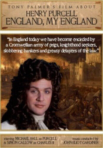 England, My England - Tony Palmer's Film About Henry Purcell DVD (2009) Michael Pre-Owned Region 2