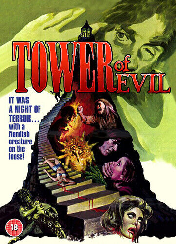 Tower Of Evil DVD (2015) Bryant Haliday, O'Connolly (DIR) Cert 18 Pre-Owned Region 2