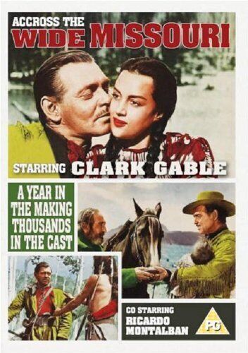 Across The Wide Missouri DVD (2010) Clark Gable, Wellman (DIR) Cert PG Pre-Owned Region 2