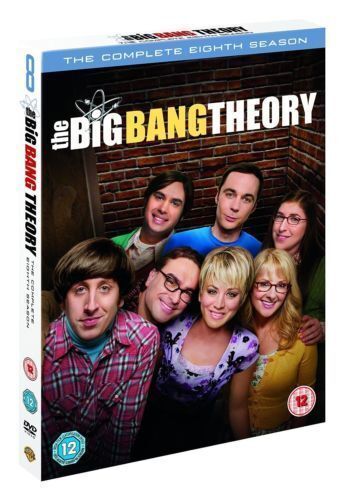 The Big Bang Theory: The Complete Eighth Season DVD (2015) Johnny Galecki Cert Region 2 Brand New