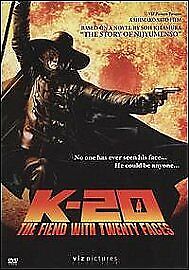 K-20 - The Legend Of The Black Mask DVD (2011) Takeshi Kaneshiro, Sato (DIR) Pre-Owned Region 2