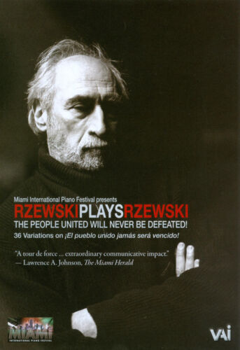 Rzewski Plays Rzewski DVD (2018) Cert E Pre-Owned Region 2