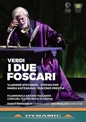 I Due Foscari: Filarmonica Arturo Toscanini (Arrivabeni) DVD (2020) Leo Muscato Pre-Owned Region 2