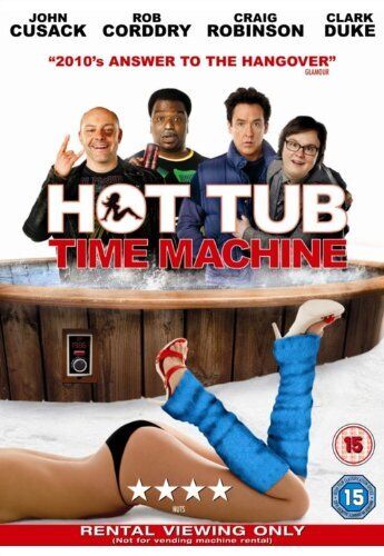 Hot Tub Time Machine DVD (2010) John Cusack, Pink (DIR) Cert 15 Pre-Owned Region 2