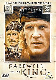 Farewell To The King DVD (2003) Nick Nolte, Milius (DIR) Cert PG Pre-Owned Region 2