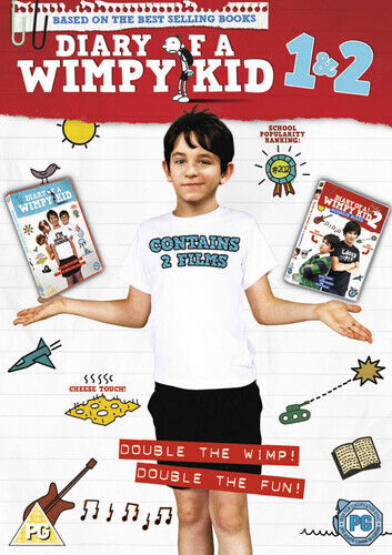Diary Of A Wimpy Kid 1 And 2 DVD (2011) Zachary Gordon, Bowers (DIR) Cert PG 2 Pre-Owned Region 2