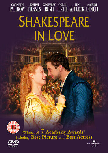 Shakespeare In Love DVD (2013) Joseph Fiennes, Madden (DIR) Cert 15 Pre-Owned Region 2