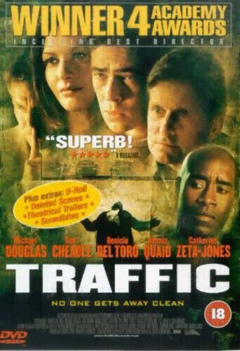 Traffic DVD (2001) Jacob Vargas, Soderbergh (DIR) Cert 18 Pre-Owned Region 2