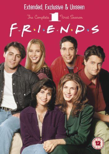 Friends: Season 1 - Extended Cut DVD (2010) Jennifer Aniston Cert 12 4 Discs Pre-Owned Region 2