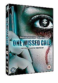 One Missed Call DVD (2008) Shannyn Sossamon, Valette (DIR) Cert 15 Pre-Owned Region 2