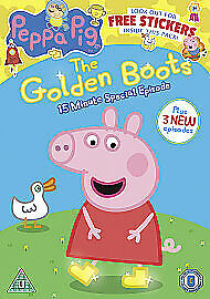 Peppa Pig: The Golden Boots DVD (2015) Neville Astley Cert U Region 2 Brand New