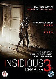 Insidious - Chapter 3 DVD (2015) Dermot Mulroney, Whannell (DIR) Cert 15 Region 2 Brand New