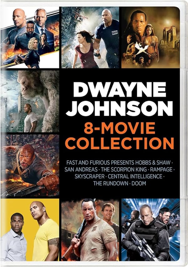 The Rock Dwayne Johnson: 6-DVD Samling (Region 2)