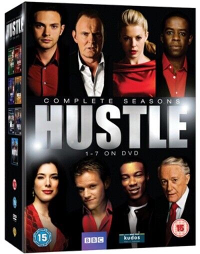 Hustle: Sesong 1-7 (2012) DVD, 14 disker, Brukt