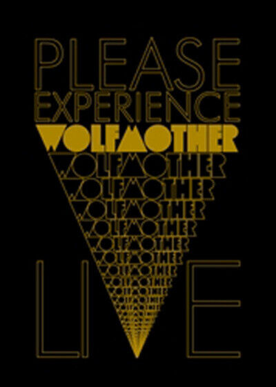 Wolfmother: Please Experience Wolfmother - Live DVD (2007) Wolfmother Cert E Region 2 Brand New