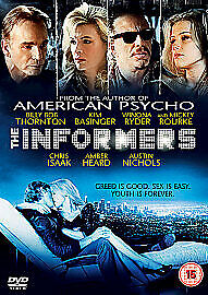 The Informers DVD (2009) Jessica Stroup, Jordan (DIR) Cert 15 Region 2 Brand New