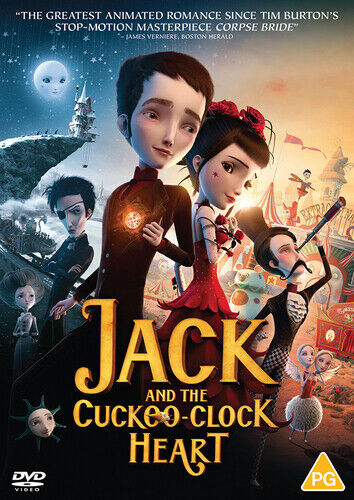 Jack and the Cuckoo-clock Heart DVD (2020) Stphane Berla Cert PG Region 2 Brand New