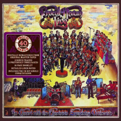 Procol Harum : Live in Concert With the Edmonton Symphony Orchestra CD (2009) Pre-Owned