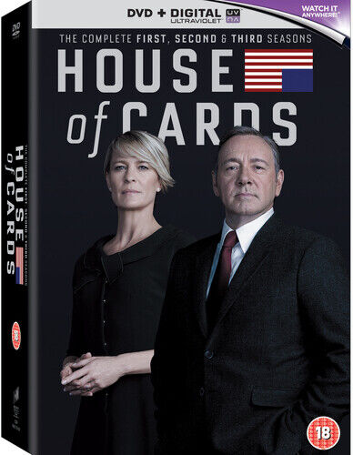 House of Cards: Sæson 1-3 DVD (2015) Kevin Spacey