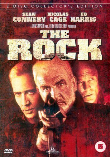 The Rock DVD (2002) Sean Connery, Bay (DIR) Cert 15 2 Discs Region 2 Brand New The Rock DVD (2002) Sean Connery, Bay (DIR) Cert 15 2 Discs Region 2 Brand New