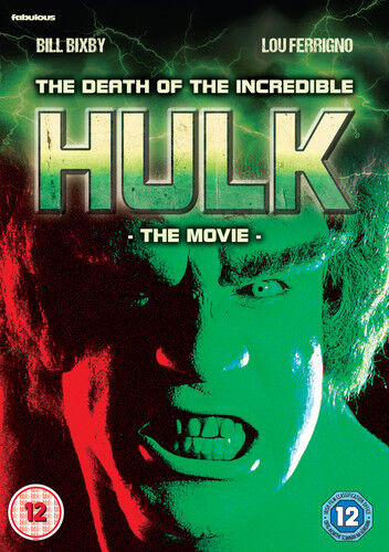The Death of the Incredible Hulk DVD (2018) Bill Bixby Cert 12 Region 2 Brand New