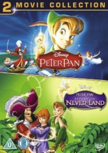 Peter Pan/Peter Pan: Return to Never Land DVD (2012) Hamilton Luske, Geronimi Region 2 Brand New